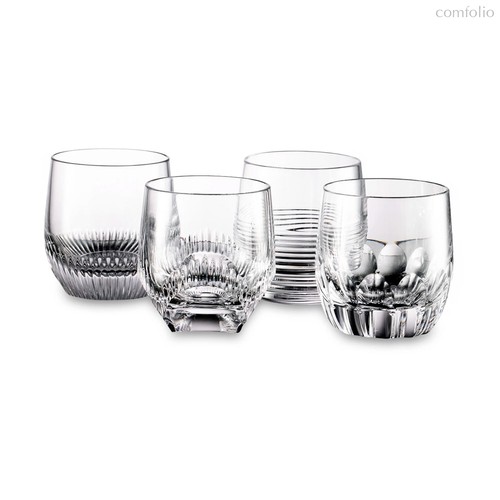 Набор стаканов для виски Waterford Миксолоджи 250 мл, 4 вида, 4 шт, хрусталь - Waterford