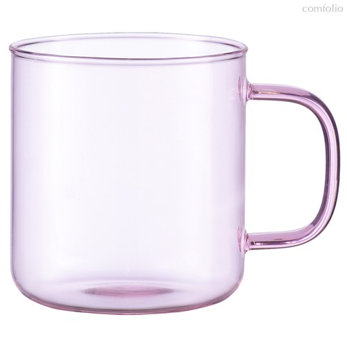 Чашка стеклянная, 350 мл, розовая - Smart Solutions