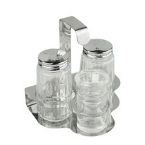 Набор для специй 3 предмета на подставке нерж. "Скоба-3" P.L. Proff Cuisine - P.L. Proff Cuisine