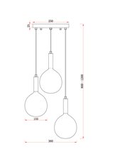 Подвесной светильник Freya FR5269PL-03CH - Freya