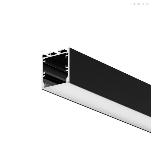 Алюминиевый профиль накладной-подвесной 35x35 (Черный, 2 м), ALM-3535BT-B-2M 633003 - Maytoni