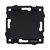 Выключатель 1-клавишный 10А/250В, черный матовый Kollinger REA-S-001BM для Aspekt, Eleganz, Reflex - Kollinger