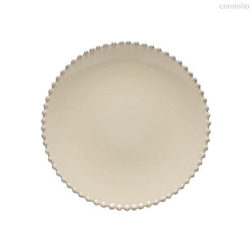 Тарелка круглая Pearl Cream 28см PEP282-CRM (PEP282-03317R), цвет кремовый, 28 см - Costa Nova