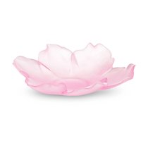 Чаша декоративная Decor de Table Pate de Verre Cristal Мак 18 см, хрустальное тесто, розовая, п/к - Decor De Table