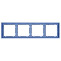 Рамка пластиковая VOLTUM S70 на 4 поста, деним - Voltum