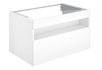 32872300100 STAGELINE Тумба под умывальник 1000x625x490 mm, 1 выдвижной фронтальный ящик, вкл. пластиковый сифон 1 1/4 x 32, белый/белый - Keuco