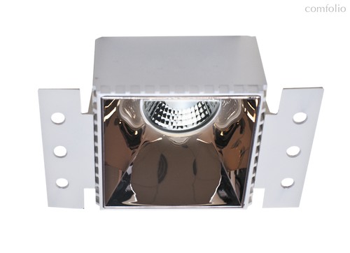 Click-Click Светильник встраиваемый, MR16, LED, GU10, IP20, золото, W74.5хL78.5, Монтаж. 75х75 мм, без лампы - Donolux