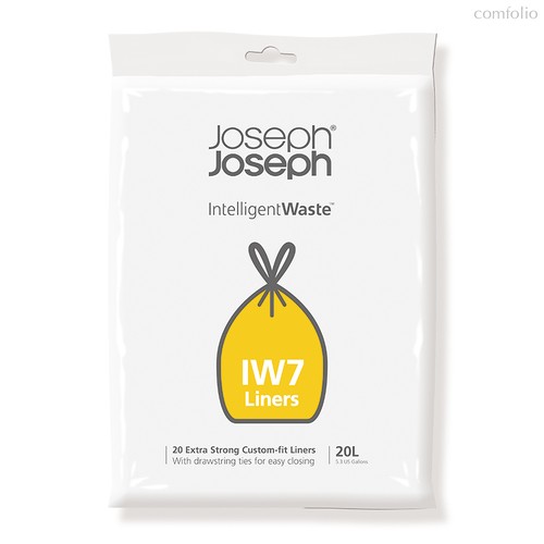 Пакеты для мусора IW7 20л экстра прочные (20 шт) - Joseph Joseph
