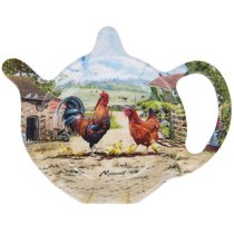 Подставка под чайный пакетик Lesser & Pavey Петушиное семейство 13x10см - Lesser & Pavey
