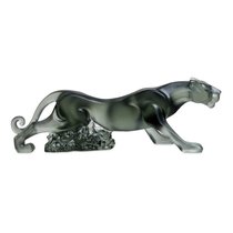 Фигурка Decor de table Леопард, хрусталь, серая, п/к - Decor De Table