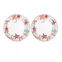 Набор тарелок обеденных Mix&Match Home Счастливая Звезда 27 см, 2 шт, фарфор