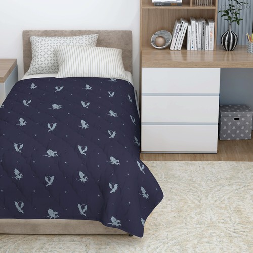 Покрывало "Волшебная Ночь" Junior Поплин 145/200 Дракон, 145x200 - Nordtex