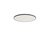LED Disco светильник накладной, 12Вт, D170хH25мм, 1035Лм, 3000К, IP20, Ra80, черный RAL9005, блок питания в комплекте - Donolux