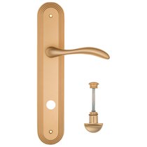 Дверная ручка на планке Fratelli Cattini LUCCIA WC-2 PL288-BS матовая латунь - Fratelli Cattini