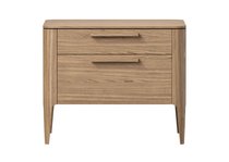 Тумба прикроватная Type oak 2 ящика ширина 60 см (натуральный дуб) - Ellipse