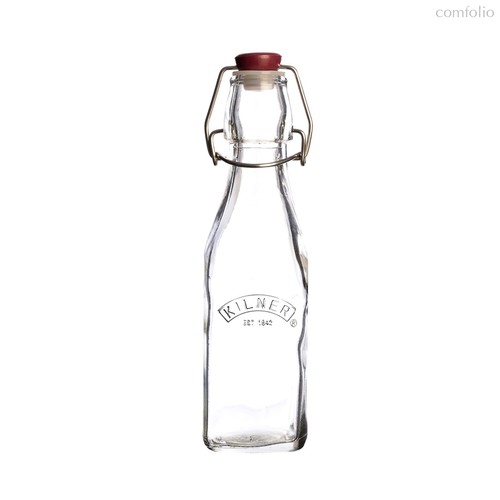 Бутылка Clip Top квадратная 250 мл - Kilner