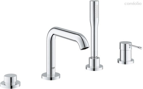19578001 Essence+ Смеситель для ванны на 4 отверстия, хром - Grohe