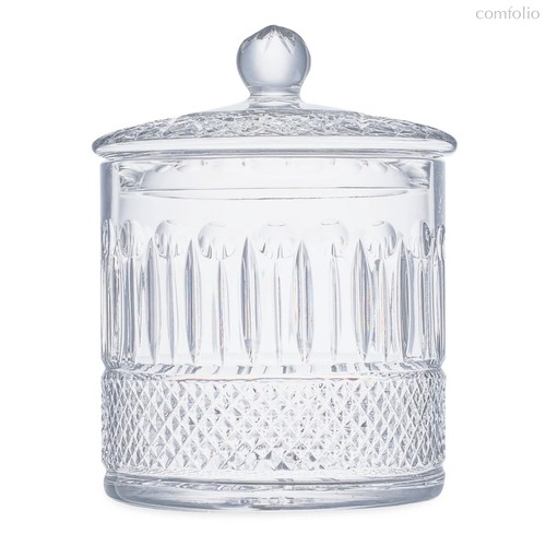 Конфетница с крышкой Decor de table Париж 12,5х17 см, хрусталь, прозрачная - Decor De Table