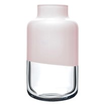 Ваза Nude Glass Магнолия 32 см, стекло хрустальное, опалово-розовая - Nude Glass