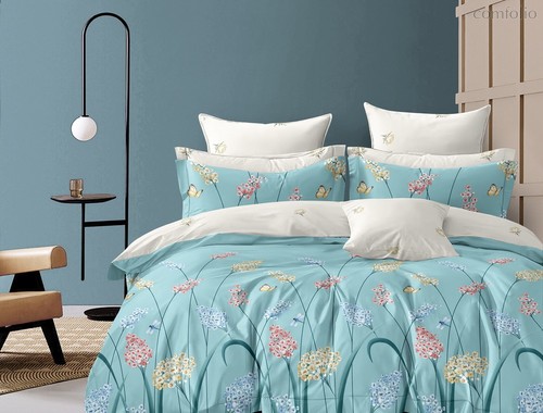 Комплект постельного белья CA-4-789 2сп Сатин печатный с наволочками 70х70х2 шт. - АльВиТек