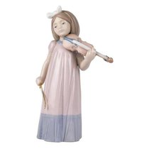 Фигурка NAO Девочка со скрипкой 7х13х19 см, фарфор - NAO