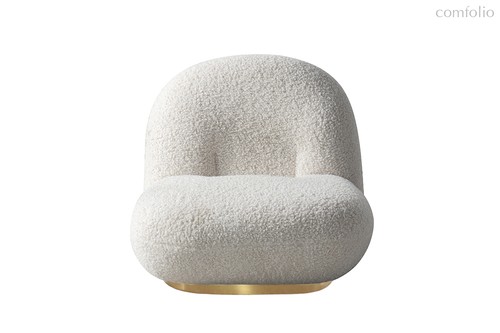 Кресло Альбано (Albano) иск. мех белый 75x88x64см - Garda Decor