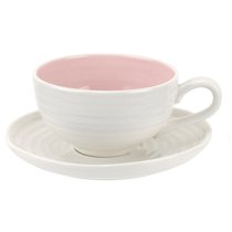 Чашка чайная с блюдцем Portmeirion "Софи Конран для Портмейрион" 200мл (розовая), цвет розовый - Portmeirion