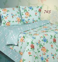 Комплект постельного белья ПА-4-745 Семья Поплин с наволочками 70х70х2 шт. - АльВиТек