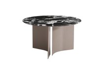 Стол журнальный черный d70x40см - Garda Decor