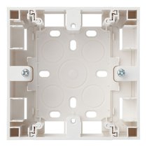 Коробка для накладного монтажа 35996 MW, белый сатин - Rikett