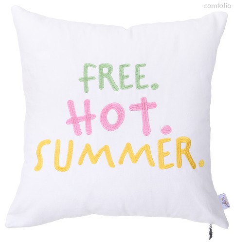 Чехол для декоративной подушки "Hot summer", 02-N200/13, 41х41 см, цвет разноцветный, 41x41 - Altali