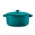Кастрюля с крышкой Voeux Profond d24 см, 3,8 л, чугун, бирюзовая - Voeux