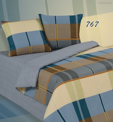 Комплект постельного белья ПА-4-767 Семья Поплин с наволочками 70х70х2 шт. - АльВиТек