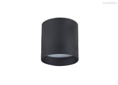 LED Barell светильник накладной, 15Вт, D108х108Hмм, 980Лм, 120°, 3000К, IP20, Ra80, PF65, 220-245В, черный RAL9005, источник питания в комплекте - Donolux