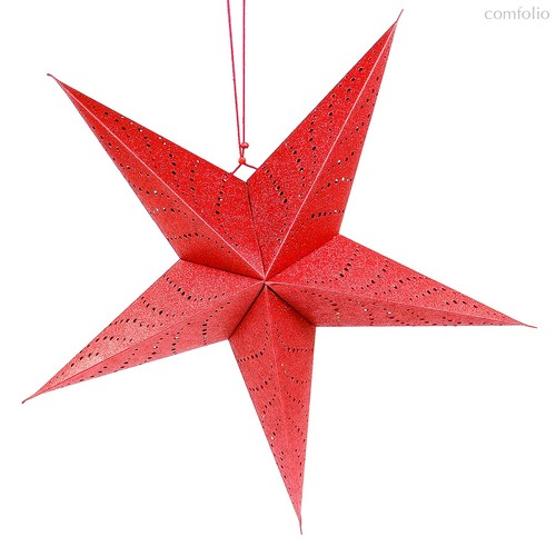 Светильник подвесной Star с кабелем 3,5 м и патроном под лампочку E14, 60 см., красный, цвет красный - EnjoyMe
