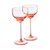 Набор бокалов для десертного вина Klimchi Тени 135 мл, 2 шт, богемское стекло, розовый - Klimchi
