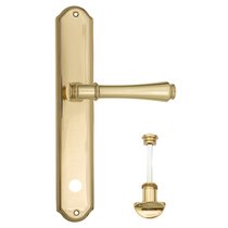 Дверная ручка на планке Fratelli Cattini "PICCO" WC-2 PL02-OLV полированная латунь - Fratelli Cattini