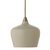 Лампа подвесная Cohen Small, 15х?16 см, серо-коричневая матовая, коричневый шнур - Frandsen