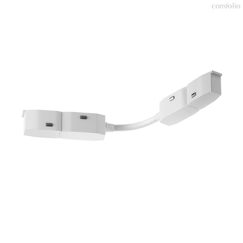 Коннектор питания радиусный Radity встраиваемый белый - Maytoni