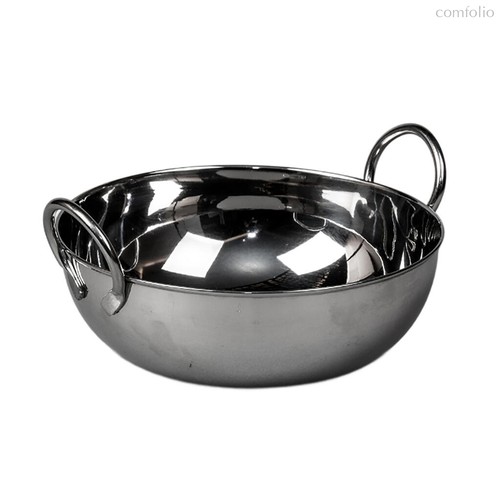 Сковорода для подачи 13,5 см h4 см 350 мл круглая нерж. 2 ручки P.L. Proff Cuisine - P.L. Proff Cuisine