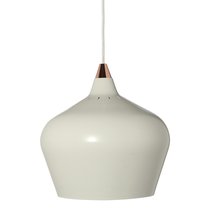 Лампа подвесная Cohen XL, белая матовая, белый шнур - Frandsen