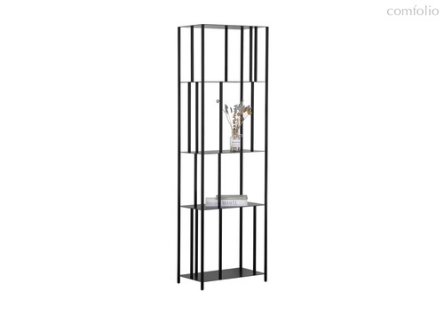 Стеллаж Stripe 50*167*30 см (черный) - Ellipse
