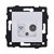 Розетка двойная TV (мама) + телефонная розетка RJ11, белый Kollinger REA-013WH для Aspekt, Eleganz, Reflex - Kollinger