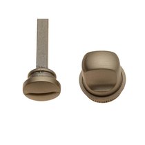 Фиксатор поворотный на круглом основании Fratelli Cattini WC-1 1FS-BS матовая латунь - Fratelli Cattini