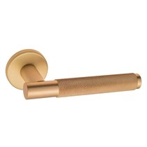 Дверная ручка на круглом основании Fratelli Cattini UNA X 7.7-SB матовое золото - Fratelli Cattini