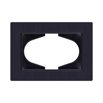 Рамка для двойной розетки, черный Kollinger Eleganz Plex EP120BK - Kollinger