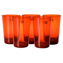 Набор стаканов для воды IVV Легкость 450 мл, оранжевый, 5 шт - IVV