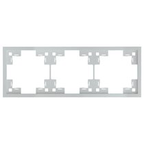 Трехместная рамка 35830 SV, серебро