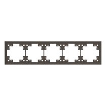 Пятиместная рамка классик 35950 CP, капучино - Rikett