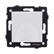 Розетка штепсельная SCHUKO 16A/250 В с крышкой, белый Kollinger REA-006WH для Aspekt, Eleganz, Reflex - Kollinger